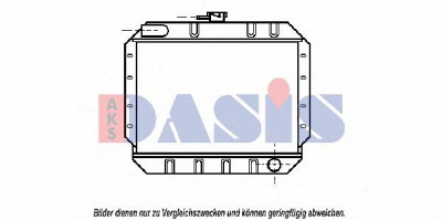 AKS DASIS 250180n -  Радиатор, охлаждение двигателя